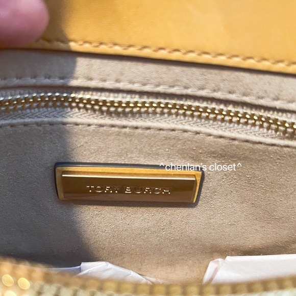 🔥NeW! $749 Tory Burch Kira Patchwork Satchel - Picture 16 of 17